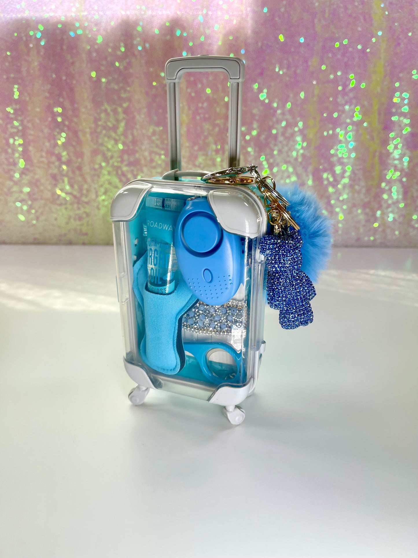 Rhinestone Bear Suitcase Sets