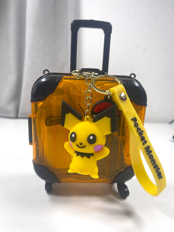 Pokemon Mini Suitcase Safety Keychain Set